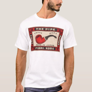 Vintage-Pfeife Matchbox-Logo T-Shirt