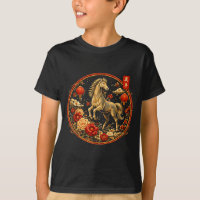 Vintage-Pferd 2026 Chinesische Neujahrs-Kunst