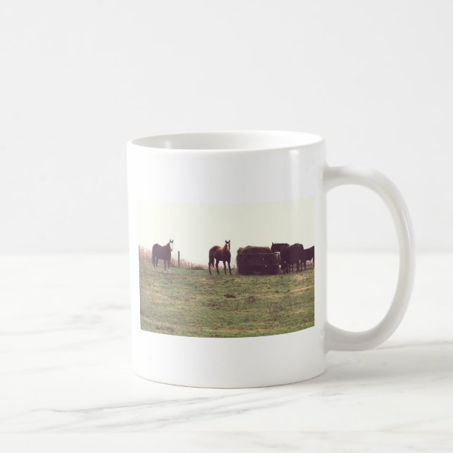 Vintage Pferde Kaffeetasse (Rechts)