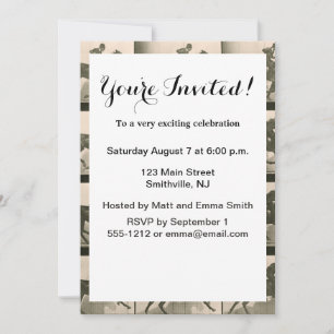 Vintage Pferdefotografie Einladung