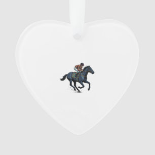 Vintage-Pferderennen-Jockey-Vektordesign_1 Ornament