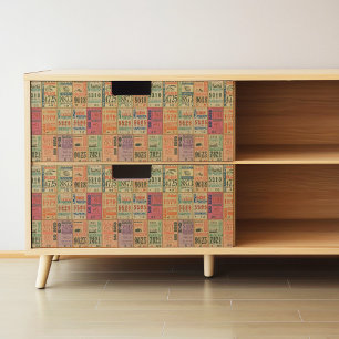 Vintage Pferdescheine, entpackt oder zusammengeleg Geschenkpapier