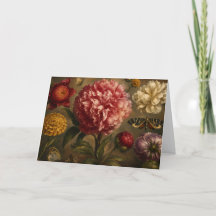 Vintage-Pfingstrose und Schmetterling Botanische Ö