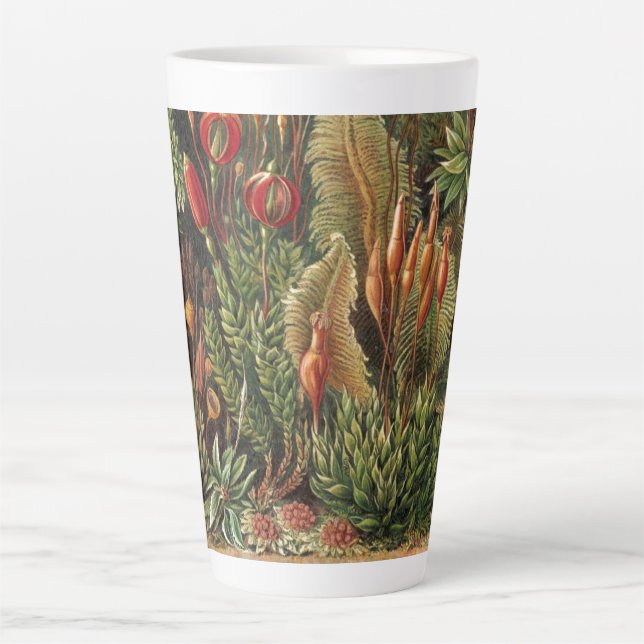 Vintage Pflanze Milchtasse (Vorderseite)