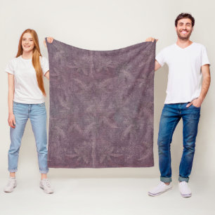 Vintage Pflaume Libellen Tanz Fleecedecke