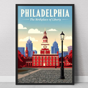 Vintage Philadelphia Poster
