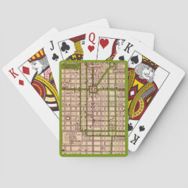 Vintage Philadelphia Straßen Spielkarten