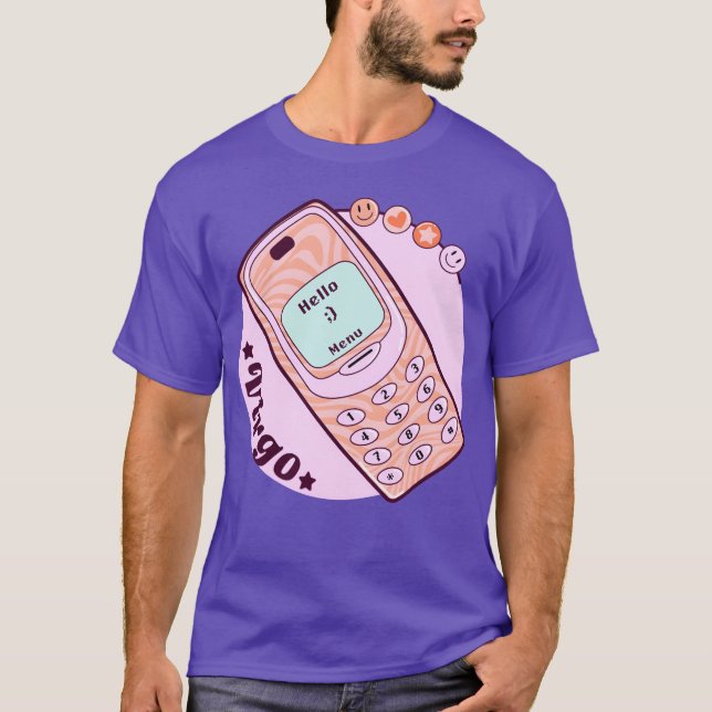 Vintage Phone Virgo vintage T-Shirt (Vorderseite)