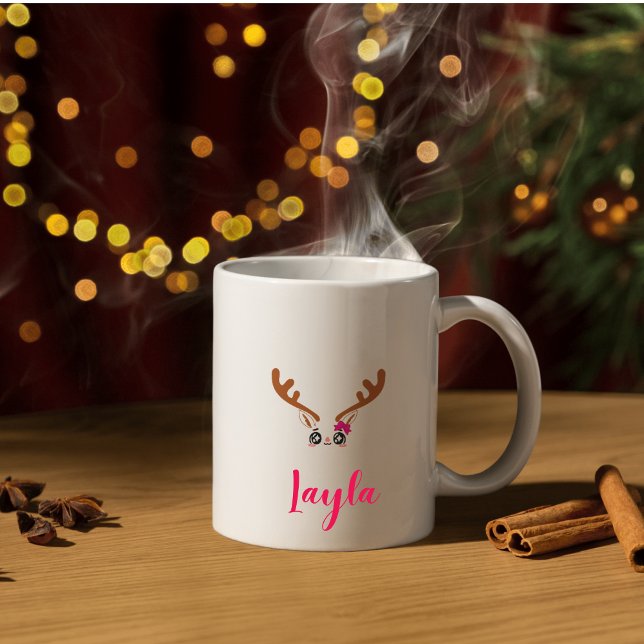 Vintage Photo Collage Customizable mug christmas  (Créateur téléchargé)