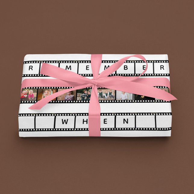 Vintage Photography Film Negative Frame Geschenkpapier (Von Creator hochgeladen)