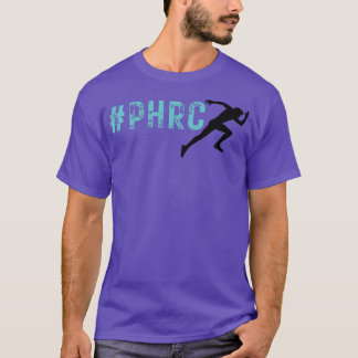 Vintage PHRC fett formatierte Typografie T-Shirt