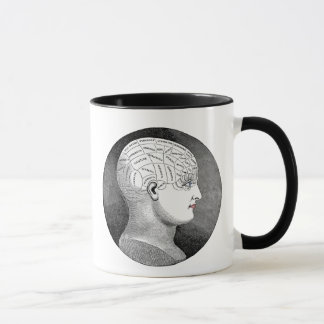 Vintage Phrenologie-Geschenk-Tasse Tasse