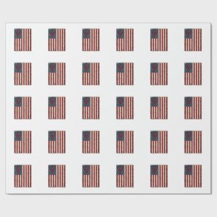 Vintage-Pi-Amerikanische-Flagge-Mathe-Lehrer-Shirt Geschenkpapier