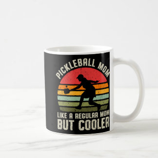 Vintage Pickleball-Mama Lebensader für Frauen Kaffeetasse