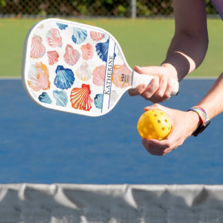 Vintage-Pickleball-Schläger - Muschel Pickleball Schläger
