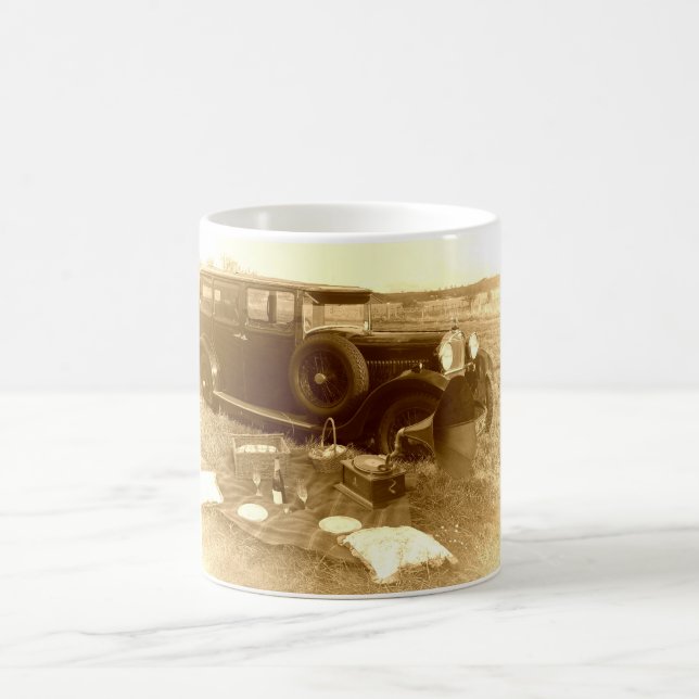 Vintage Picknick Kaffeetasse (Mittel)