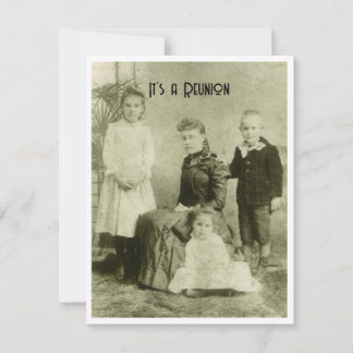 Vintage Picture Reunion Einladung
