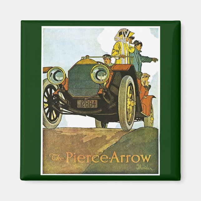 Vintage Pierce-Arrow-Werbung Magnet (Vorne)