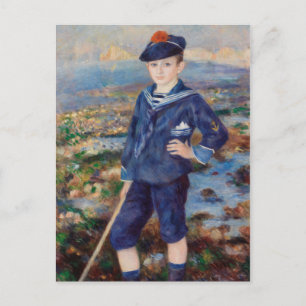 Vintage Pierre Auguste Renoir Matrose Postkarte