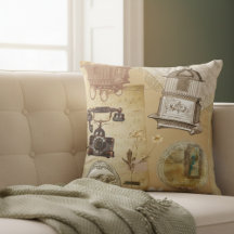 Vintage Pillow Journal-Aufkleber