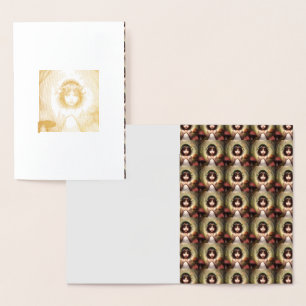 vintage Pilz Fee Lilly  Folienkarte