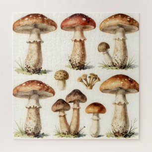 Vintage Pilz-Stachelschwamm-Botanische Pilze