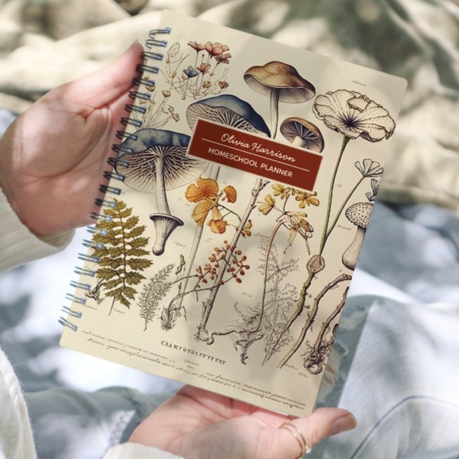 Vintage Pilze - Naturname und -gegenstand Planer (Von Creator hochgeladen)