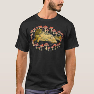 Vintage Pilzkatze Naturecore Forestcore Cat Lov T-Shirt