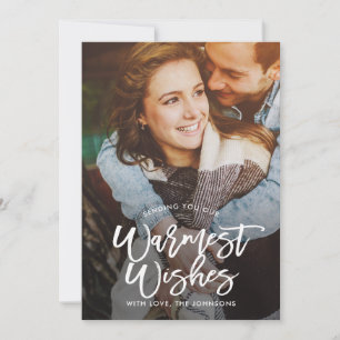 Vintage Pinceau ÉDITABLE COULEUR Vacances Carte ph