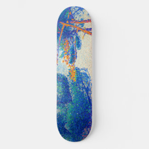 Vintage Pines entlang der Küste (1896) Skateboard