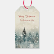 Vintage Pinienbäume Weihnachten