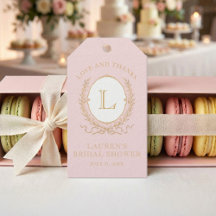 Vintage Pink Paris Glam | Monogram Bridal Shower