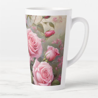 Vintage Pink Roses Milchtasse