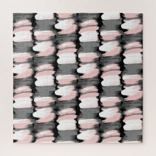 Vintage Pinselstriche, grau-rosa Dekoration.