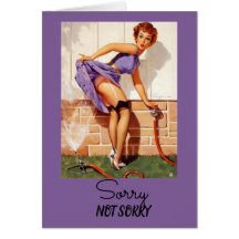 Vintage Pinup, désolé de ne pas regretter senti na