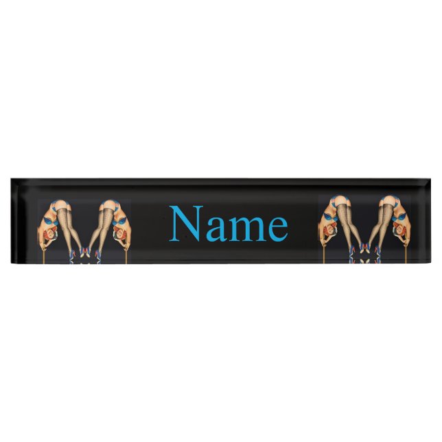 Vintage Pinups Thunder_Cove Namensplakette (Vorderseite)