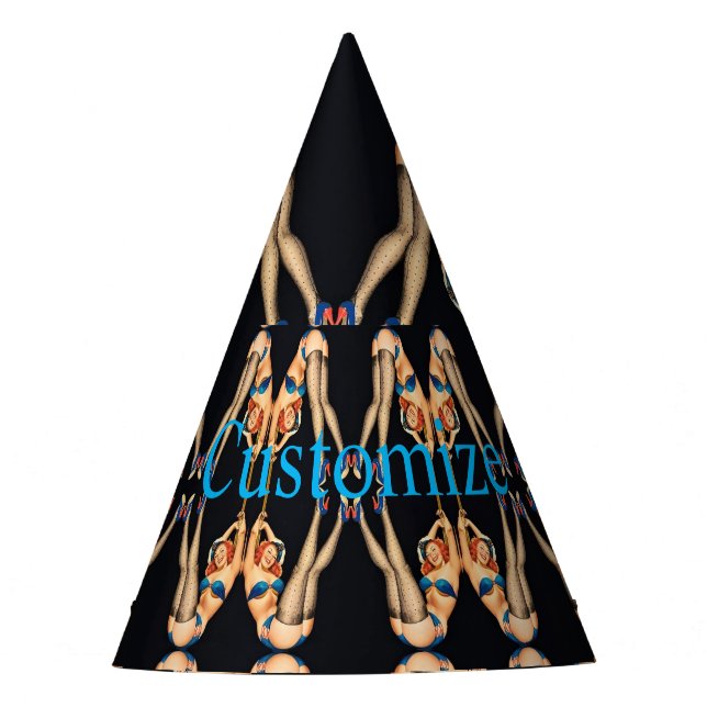 Vintage Pinups Thunder_Cove Partyhütchen (Vorderseite)