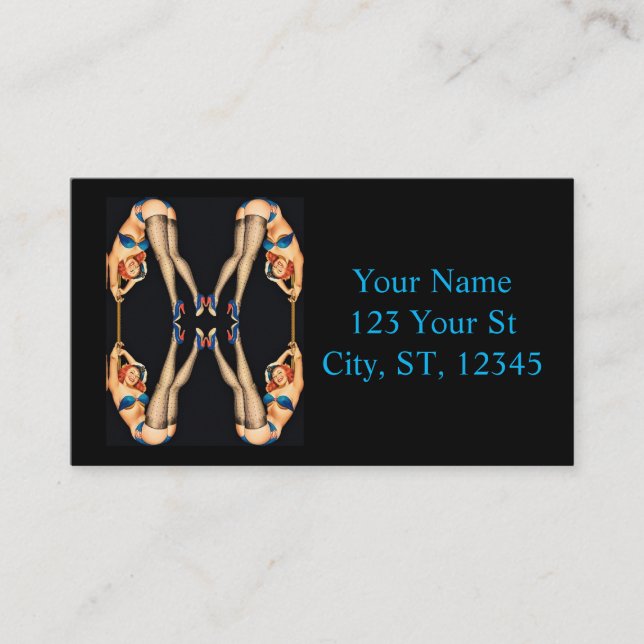 Vintage Pinups Thunder_Cove Visitenkarte (Vorderseite)