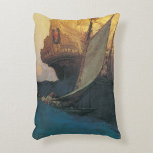 Vintage-Pirat, Angriff auf einen Galleon von Howar Dekokissen