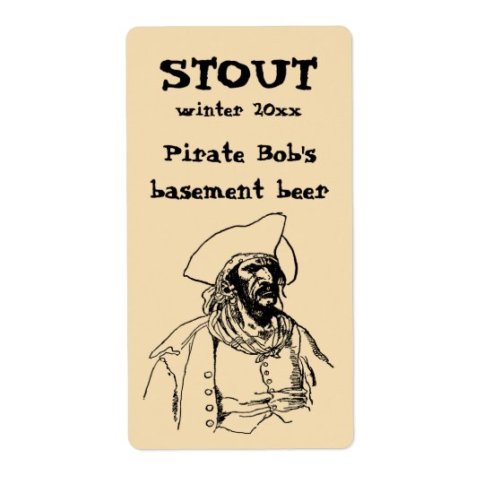 Vintage Piraten, eine Buccaneer-Skizze durch