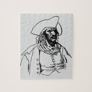 Vintage-Piraten, eine Piratenskizze von Howard Pyl