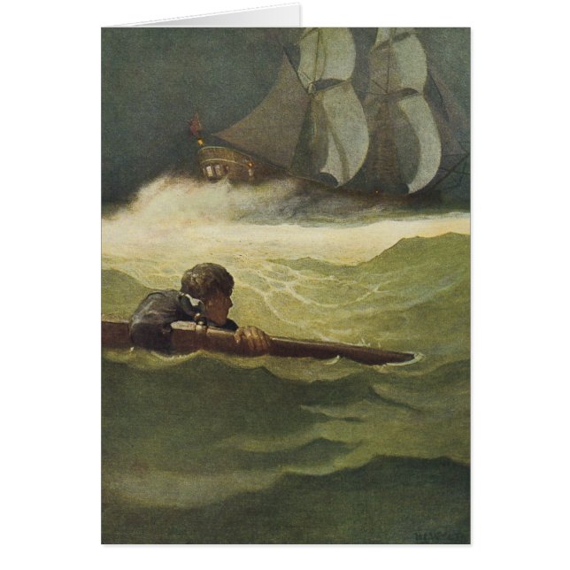 Vintage Piraten, Wrack des Bund von NC Wyeth (Vorne)