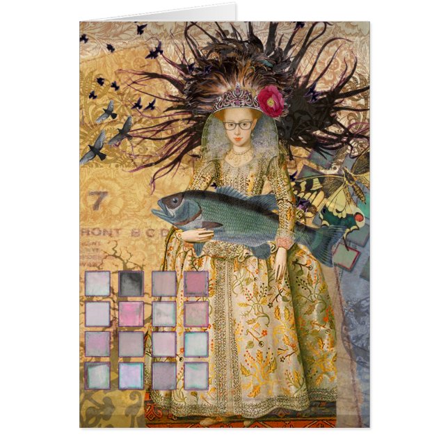 Vintage Pisces femme gothique classique (Devant)