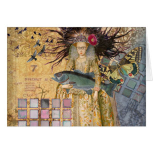 Vintage Pisces femme gothique classique