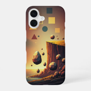 Vintage-Pixel-Arcade-Fantasy-Klippen iPhone 16 Hülle