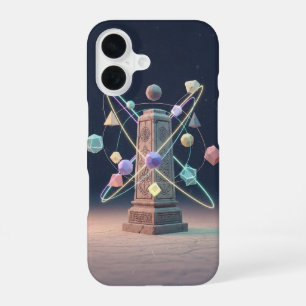 Vintage Pixel-Arcade Mystisches Monument iPhone 16 Hülle