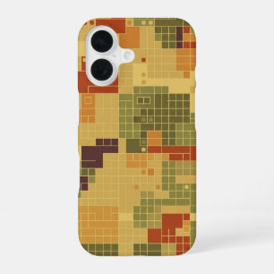 Vintage-Pixel-Raster iPhone 16 Hülle