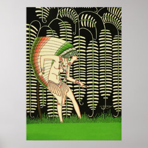 Vintage-Plakat aus den 1920er Jahren – Art Deco Fr Poster