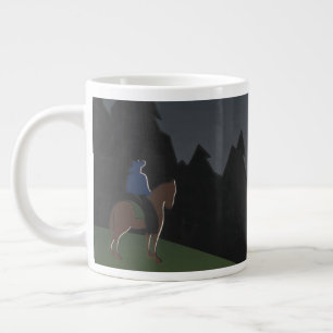 Vintage Plakat zur Förderung des Reisens nach Mont Jumbo-Tasse