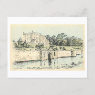 Vintage Plas Newydd Haus Postkarte